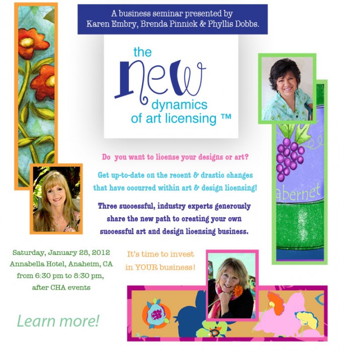 Jan 2012 Art Licensing Business Seminar