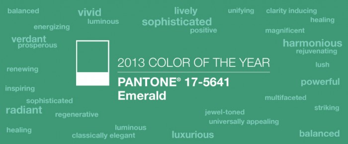 pantone 2013 color emerald