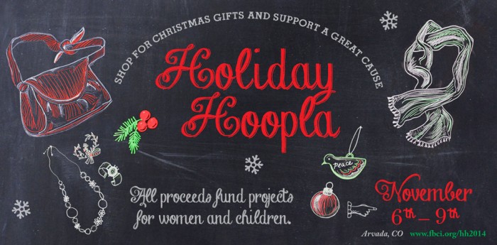 Web Slider: Holiday Hoopla Chalk Art Campaign Illustrated and Designed by Cherish Flieder