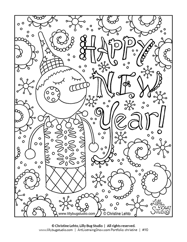 Create for you pages for childrens coloring books for different holidays by  Rufinasho874