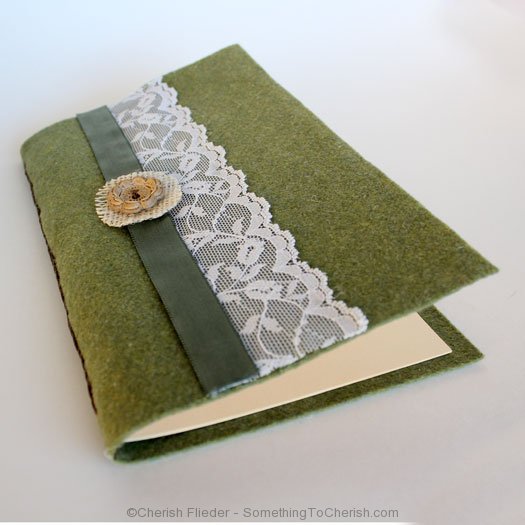 DIY Felt Journal by Cherish Flieder