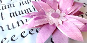 Watercolored Paper Flowers