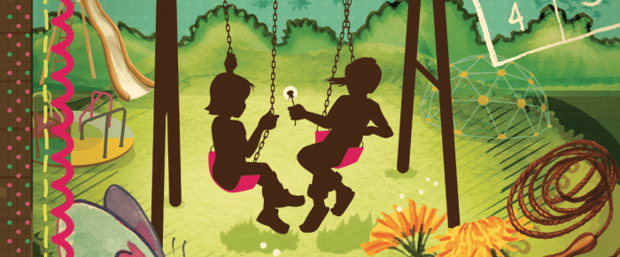 Recess Chitchat Art by Cherish Flieder
