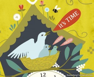 Cuckoo Clock by Cherish Flieder of Something to Cherish - Art Licensing & Illustration