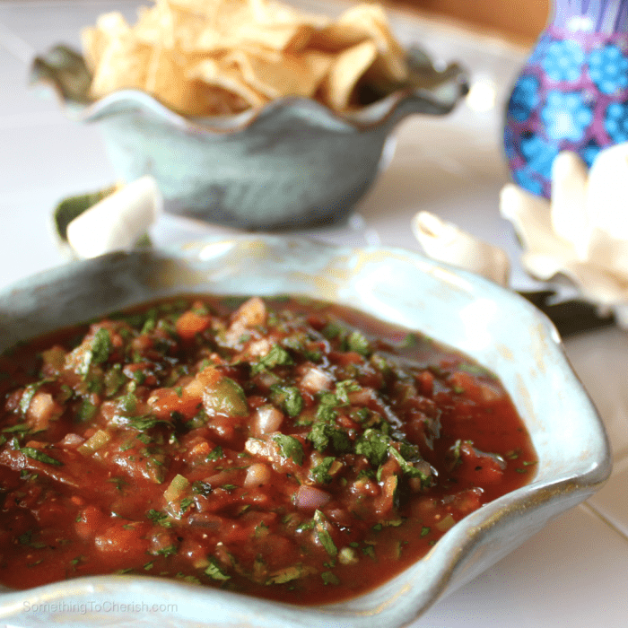 Fresh Garden Salsa Recipe by Benjamin Hummel for Something to Cherish