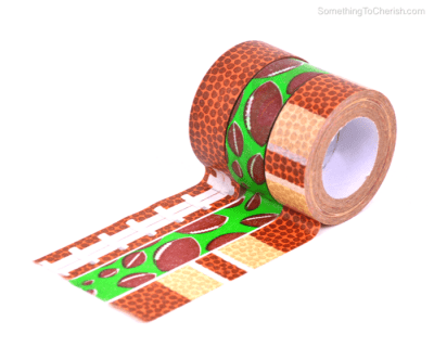 Football Theme Decorative Repositionable Washi Tape