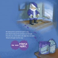 Award winning Christmas Children's Book about a Purple Santa Suit!