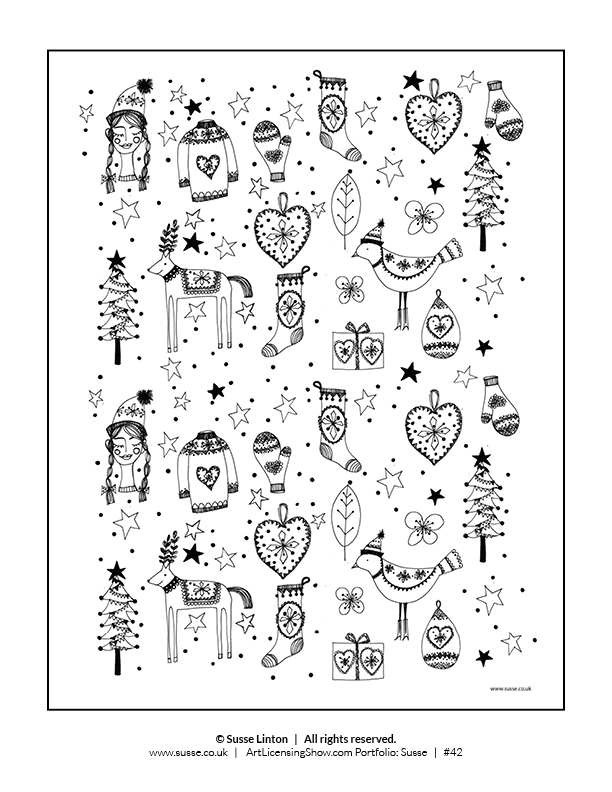 Holiday Coloring Page