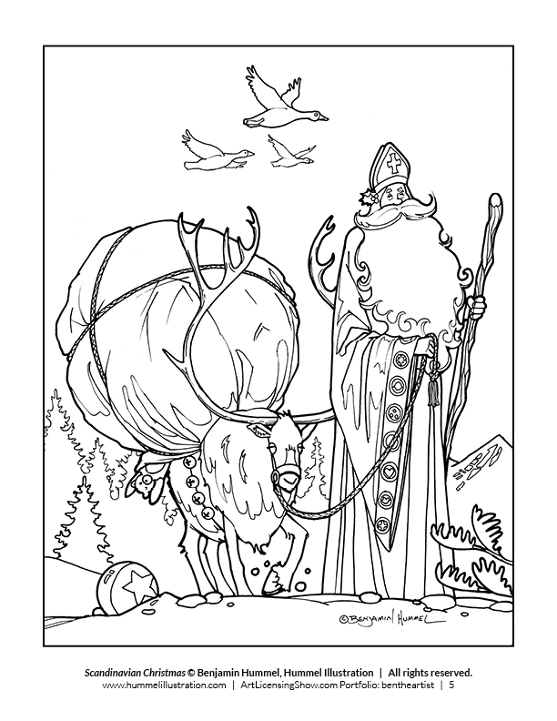 Holiday Coloring Page