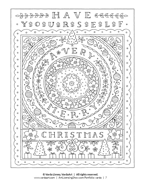 Holiday Coloring Page