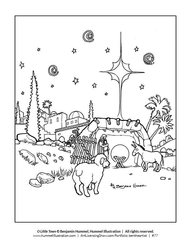 Holiday Coloring Page