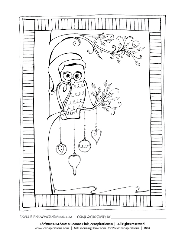 Holiday Coloring Page