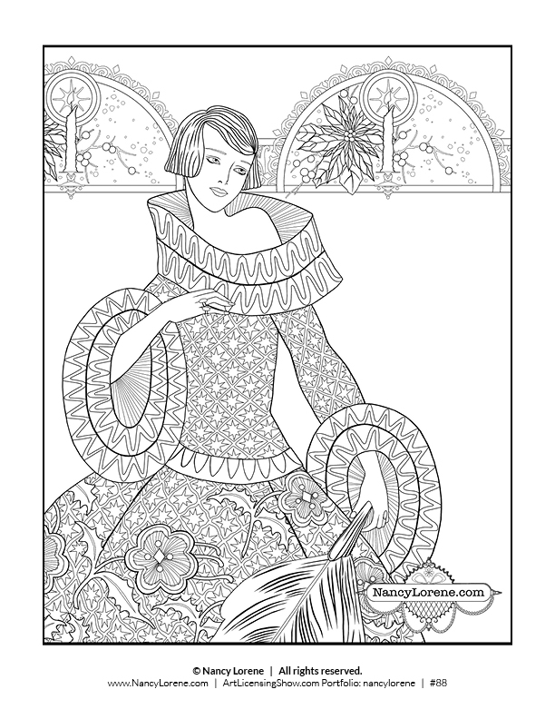 Holiday Coloring Page