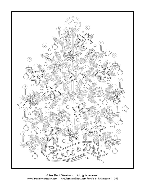 Holiday Coloring Page
