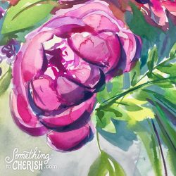 Watercolor by Cherish Flieder - Something to Cherish