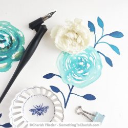 Watercolor your story - Cherish Flieder - somethingtocherish