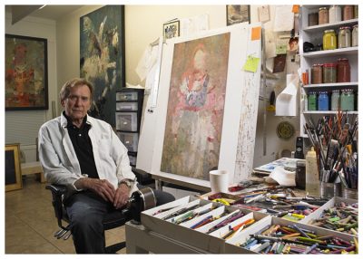 Mark English in his studio.